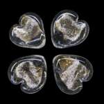 "4 kleine goldene Herzen"